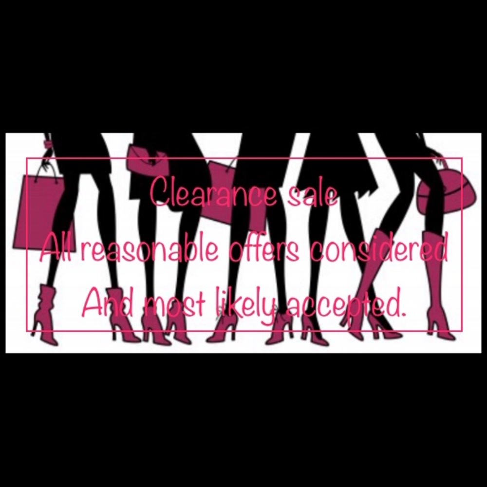 Closet Clearance Sale. Posh compliant closet.