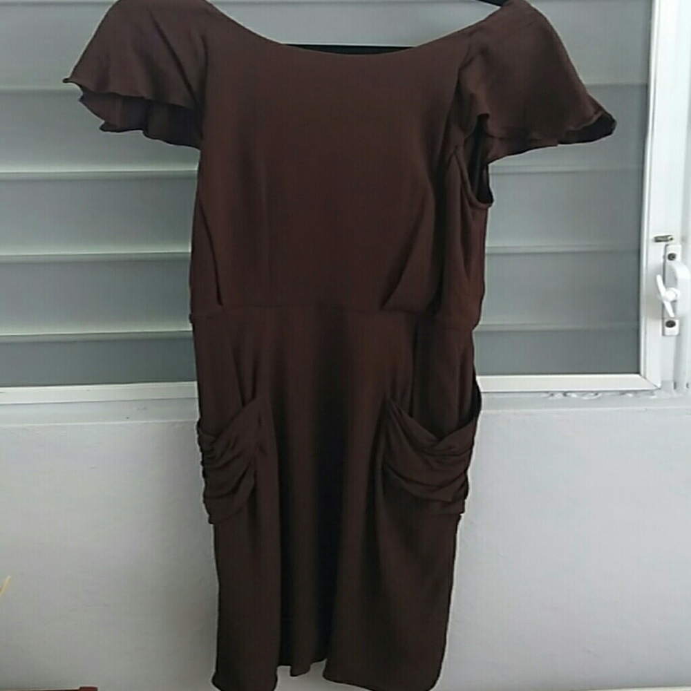 Brown woman dress