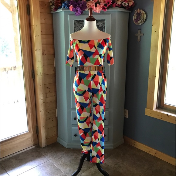 Boutique Pants - Stylish One-Piece JumpSuit with Belt. Brand NEW!!
