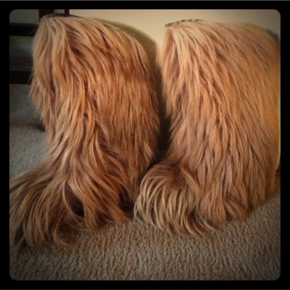 Vintage Shaggy Boots