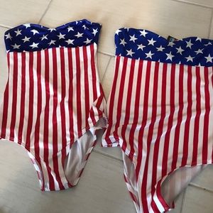 American Flag Romper, brand new Rave Wear!