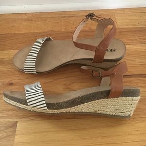 Merona Espadrille wedge shoe Sz 8