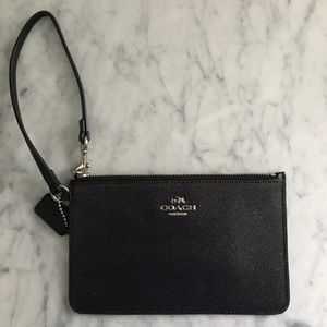 !!!!SOLD!!!! Sparkly black Coach wristlet