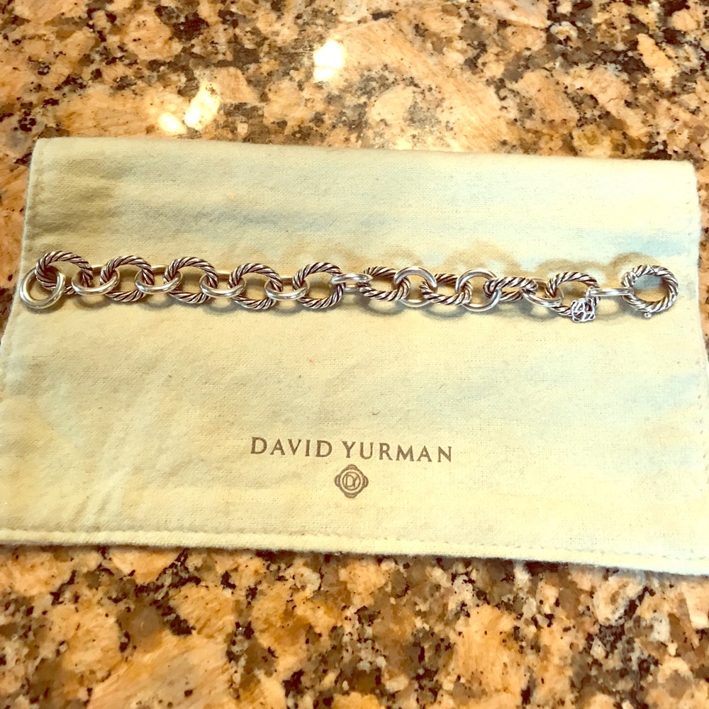 David Yurman oval chain bracelet