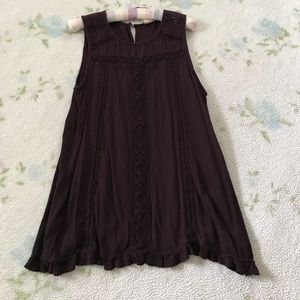 Maroon Lace Tunic Tank