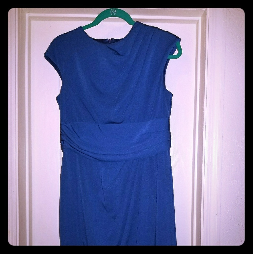 Blue Fitted Dress