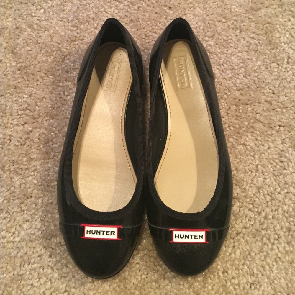 Hunter Rain Boots Slip ons US5