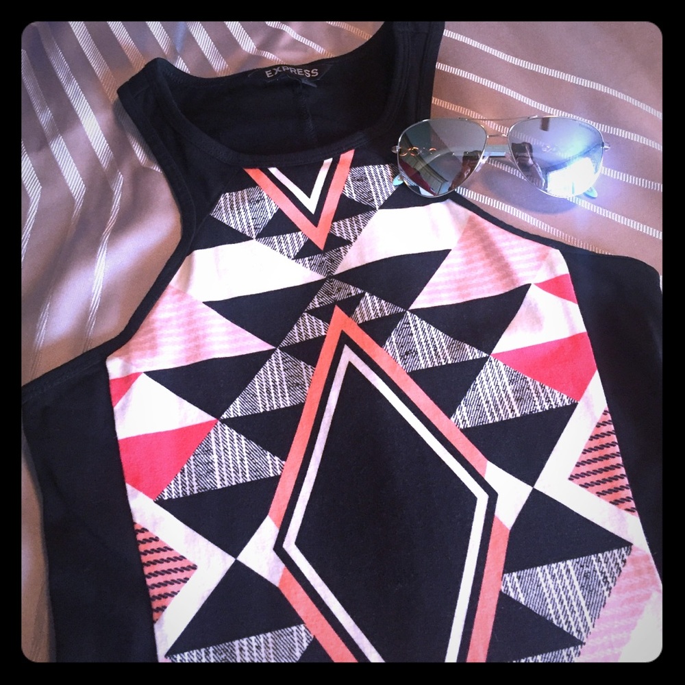 Express Aztec print dress