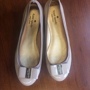 Kate Spade NY tock pink ballet flats sz 6.5