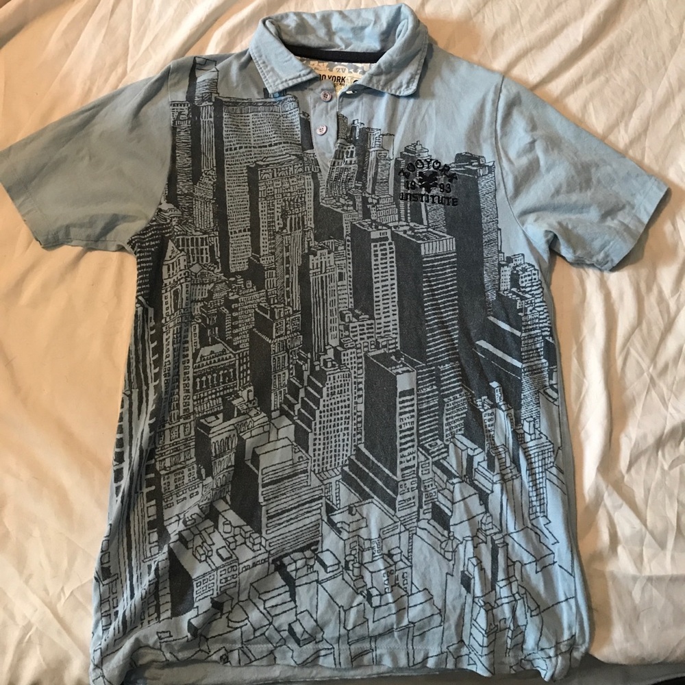 Zoo York Cotton polo with skyscrapers on front