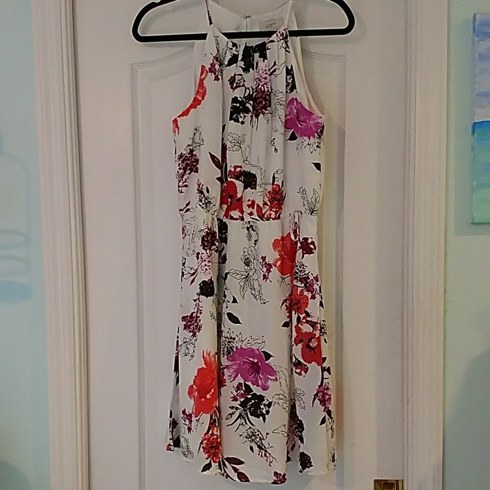 Floral print dress from LOFT