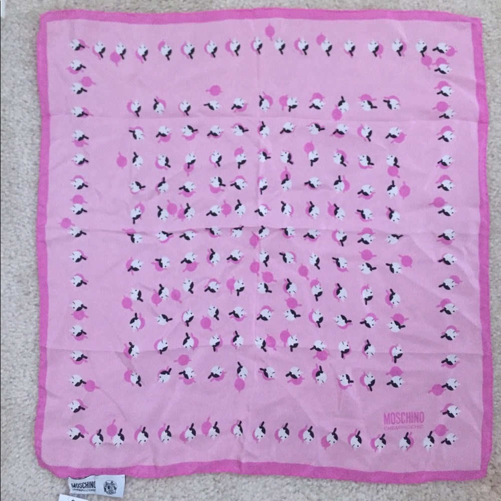 NWT Moschino Cheap and Chic Silk Square Scarf