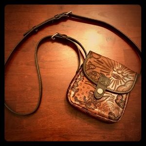 Dooney and Bourke Disney Brown Leather Crossbody