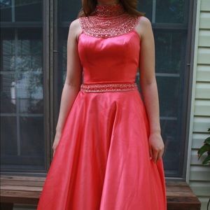 Coral Prom Dress