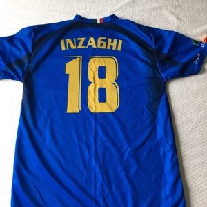 Inzaghi #18 Italia soccer jersey