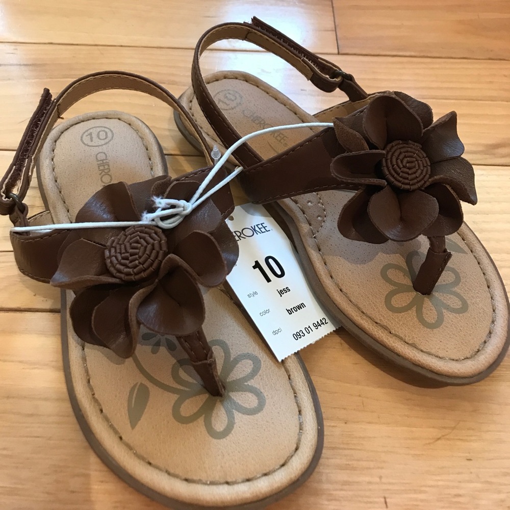 Cherokee toddler girls sandals....Size 10