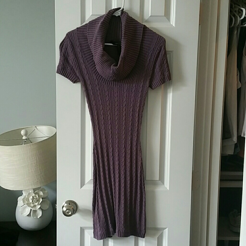 BCBG Maxazria lavender sweater dress
