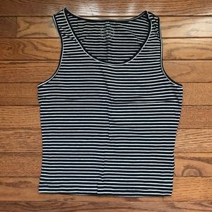 b&w striped tank
