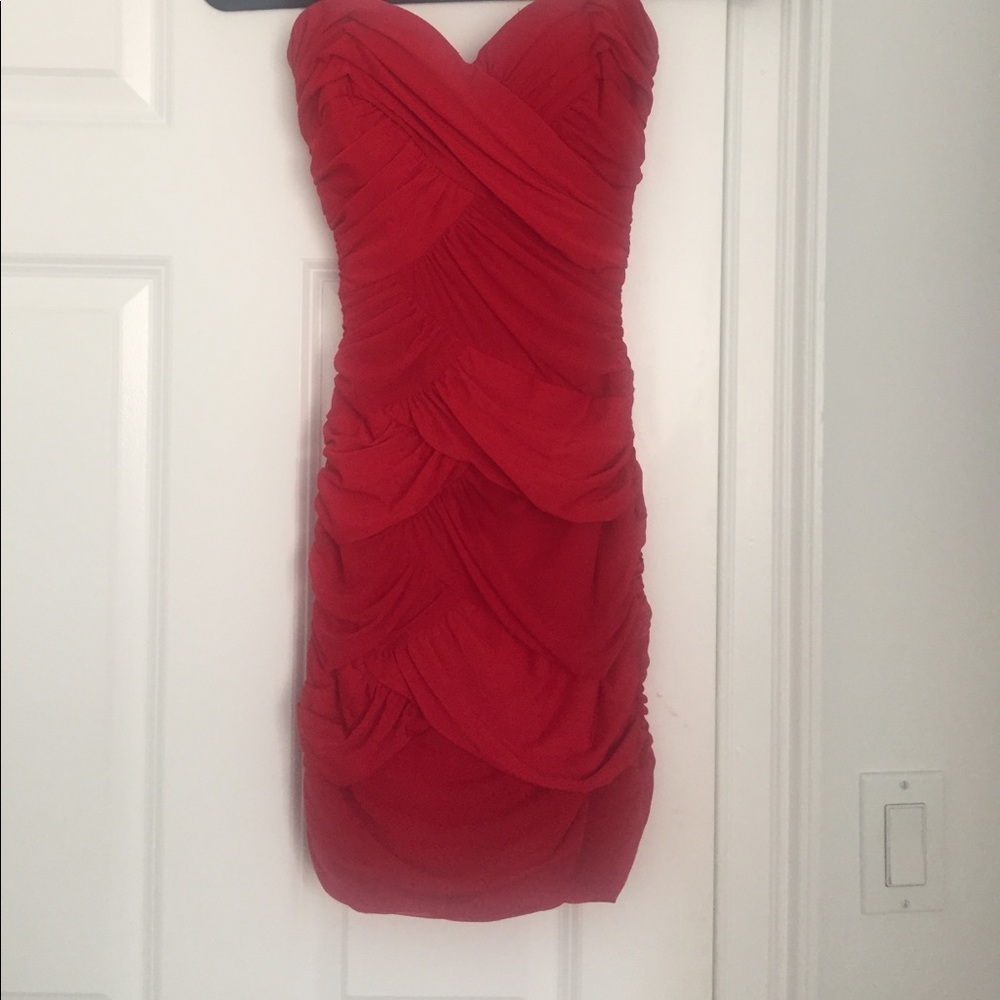 Bebe XXS tight red dress