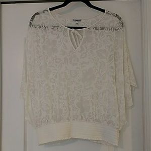 Cream top from Express