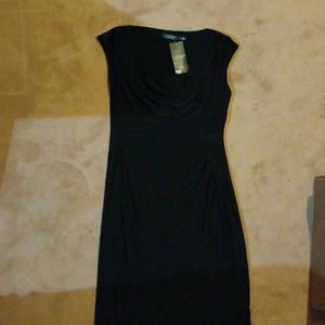 Sleek Little Black Ralph Lauren Dress.