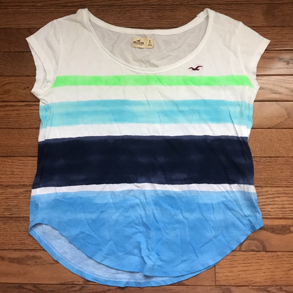 colorful striped tee