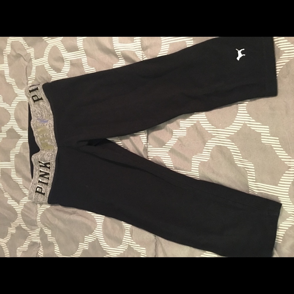 Pink yoga pants