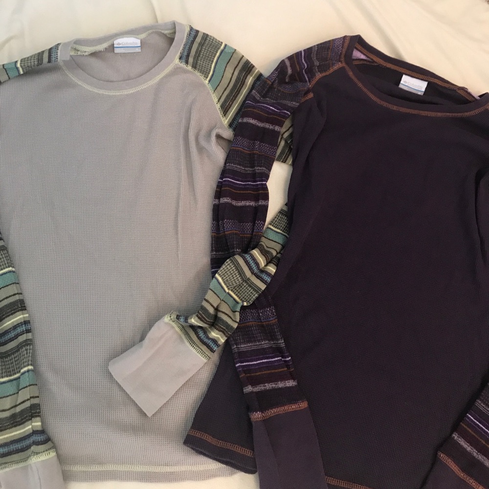 CLOSET CLEAR OUT ▪️ 2 Columbia thermal shirts