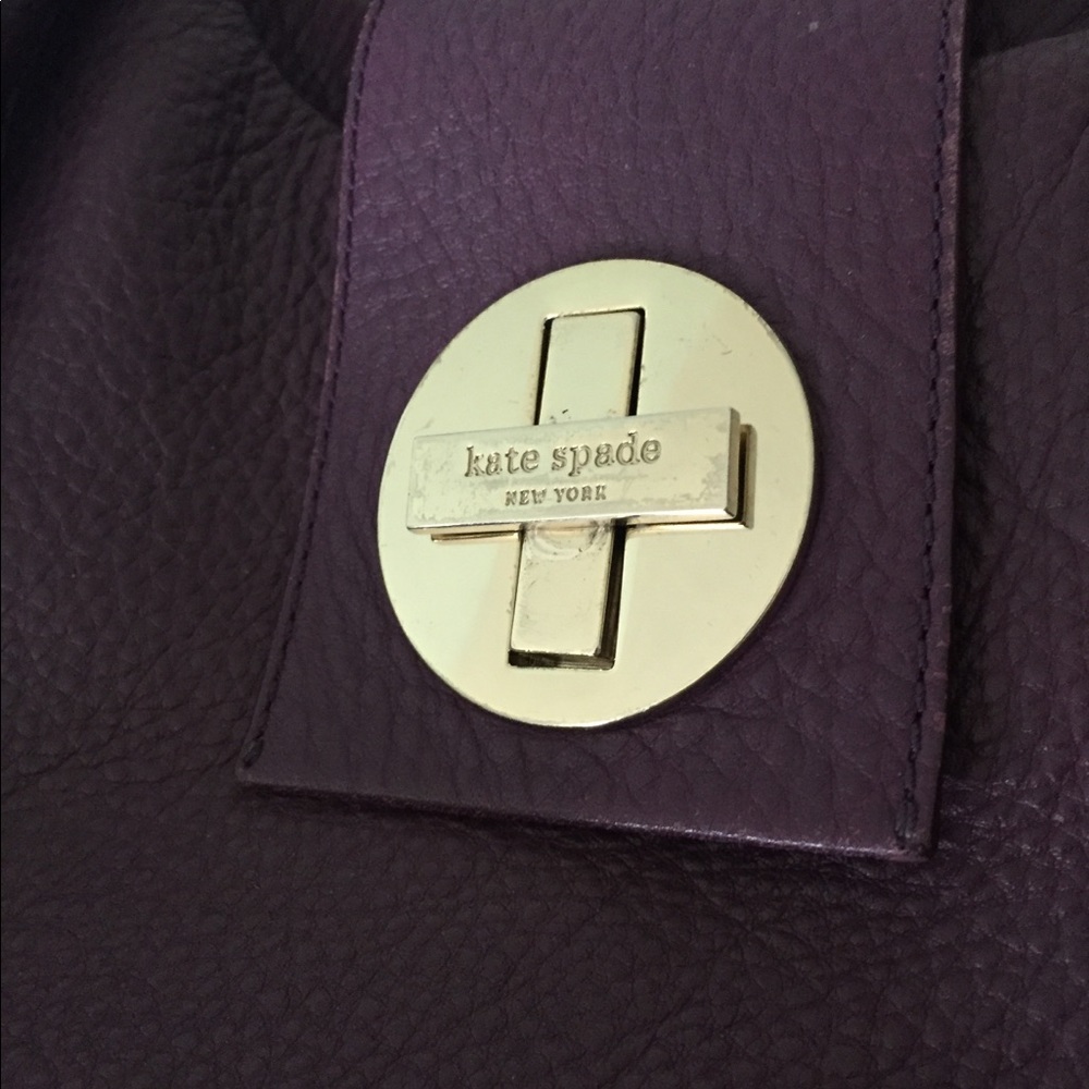 Kate Spade Deep Purple Hobo - Picture 3 of 8