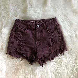 Colored American eagle shorts