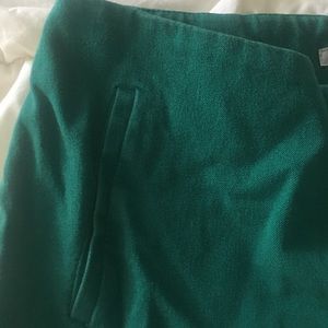 Green skinny pants