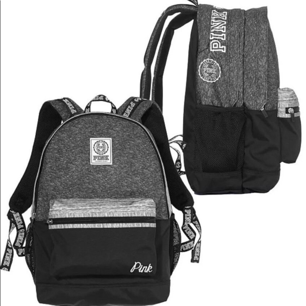Pink campus backpack