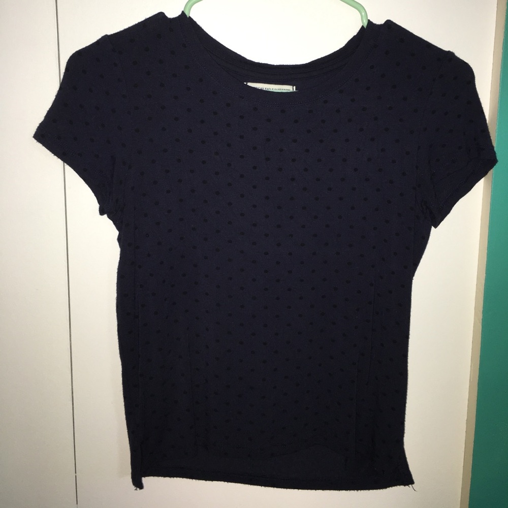 American Eagle polka dot shirt