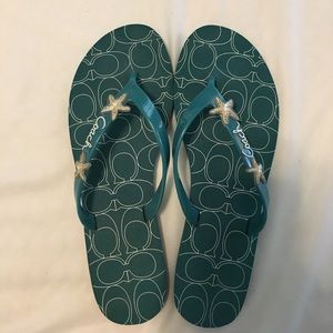 Coach Flip Flops