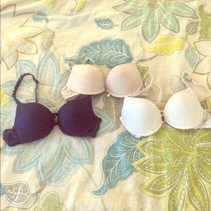 **S O L D** ✨🍒 Three Aerie Sasha push up bras