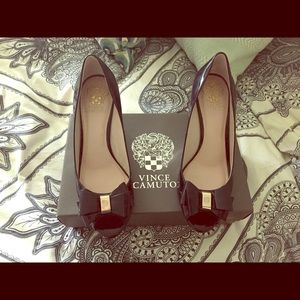 Vince Camuto Patent Wedges