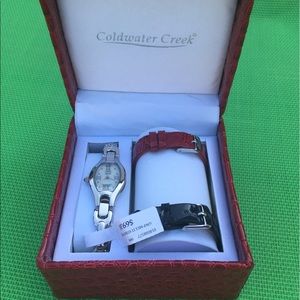 Coldwater Creek watch with extra bands