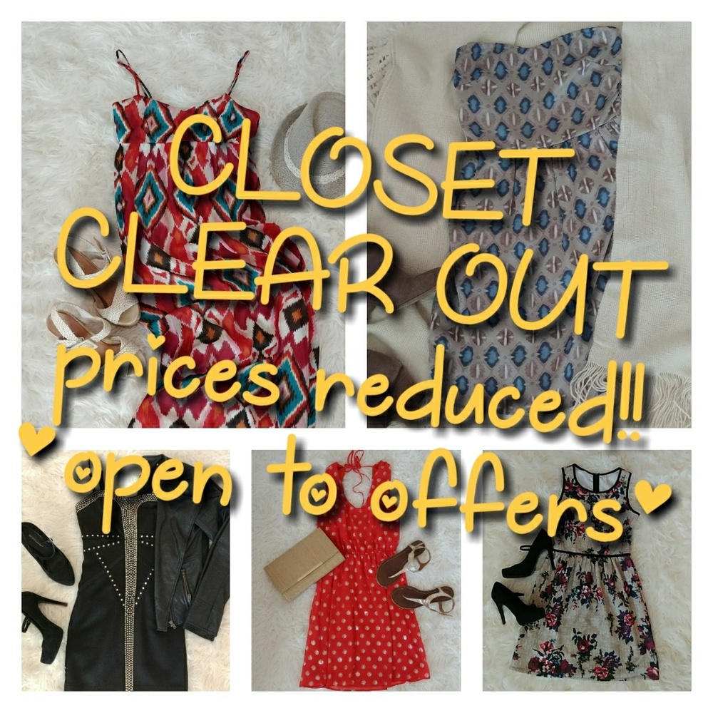 CLOSET CLEAR OUT SALE!!