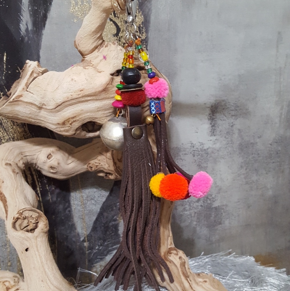 🚫🚫SOLD🚫🚫NEW HAND MADE BAG CHARM/ KEYCHAIN