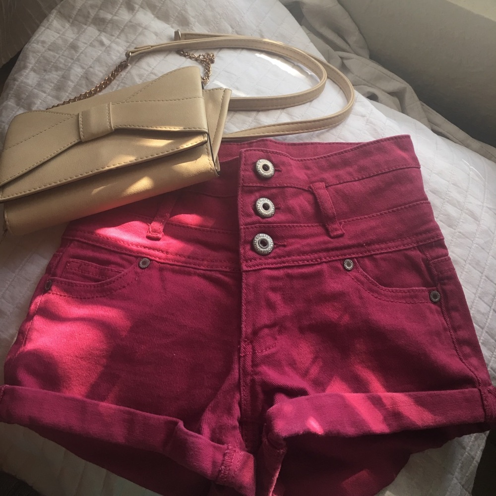 High waisted shorts