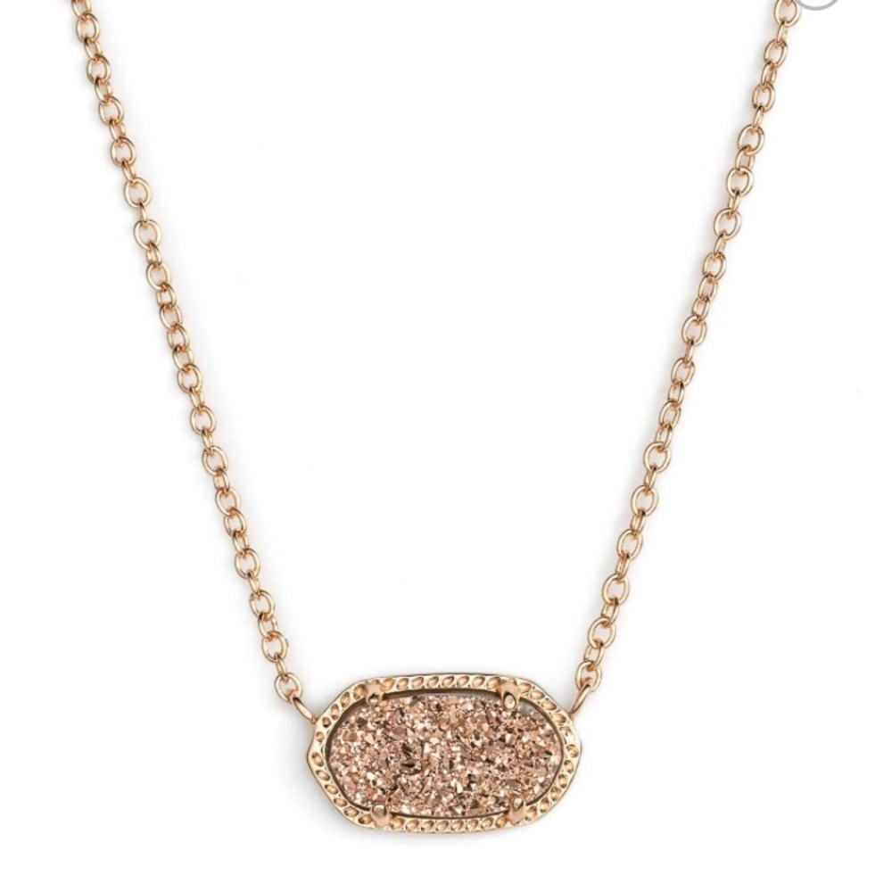 Kendra Scott Elisa Pendant Necklace (Rose Gold)