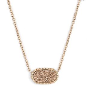 Kendra Scott Elisa Pendant Necklace (Rose Gold)
