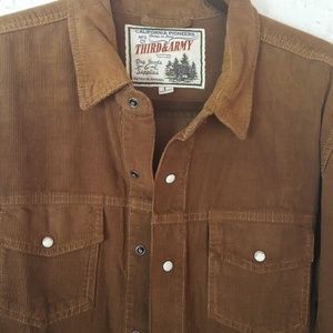 Rust Corduroy Shirt LS
