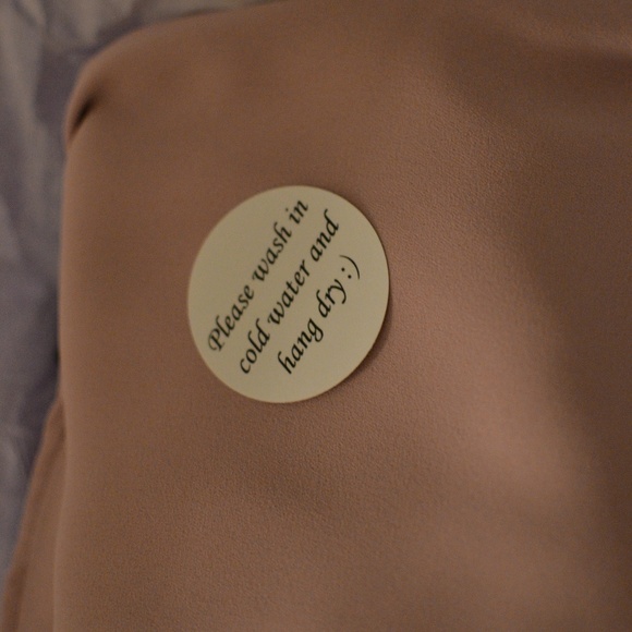 NWT Pink Cold Shoulder Blouse - Picture 4 of 8