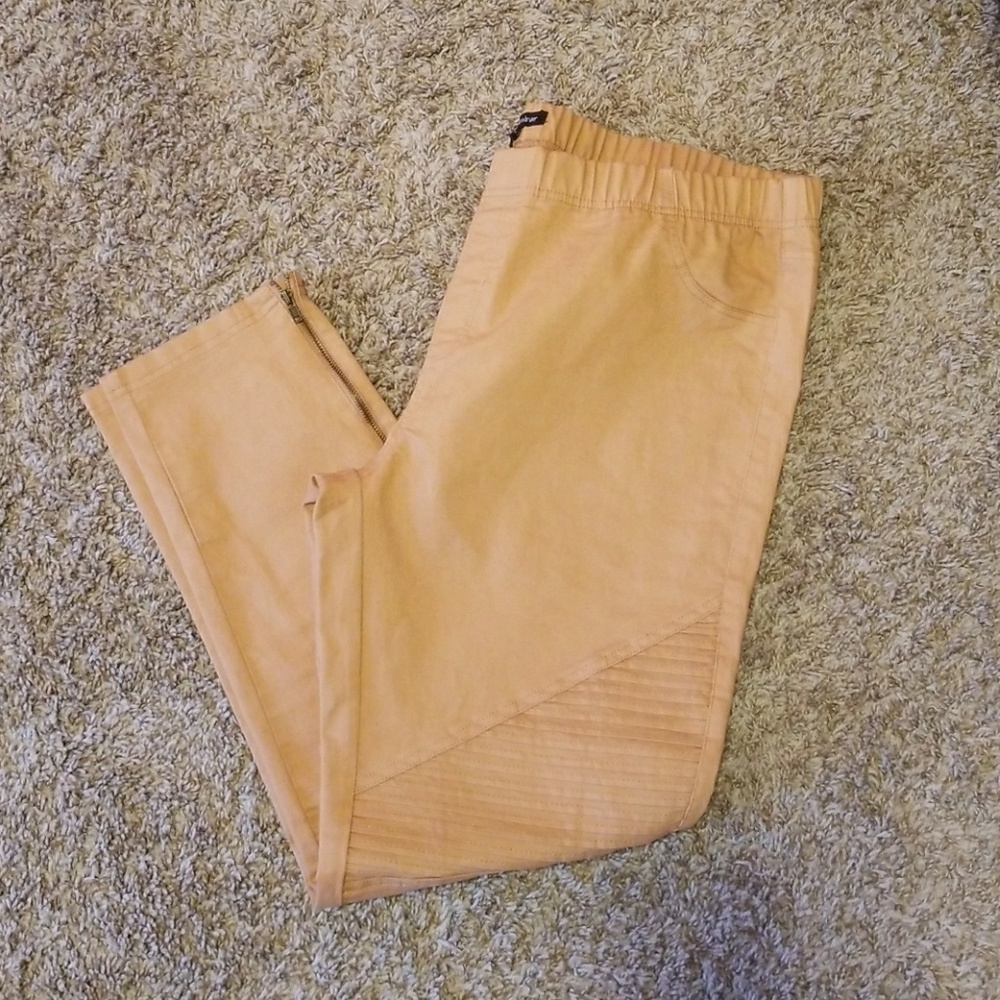 faux biker pants 3XL
