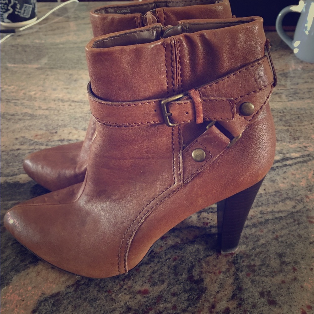 Nine West Leather Ankle Boots. Never worn.