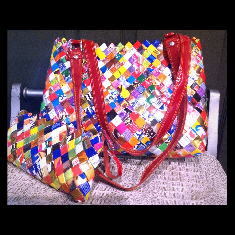 Tote bag and matching wallet/ wristlet