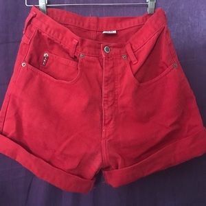 High waisted shorts