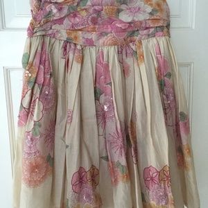 French Connection Floral Print Skirt