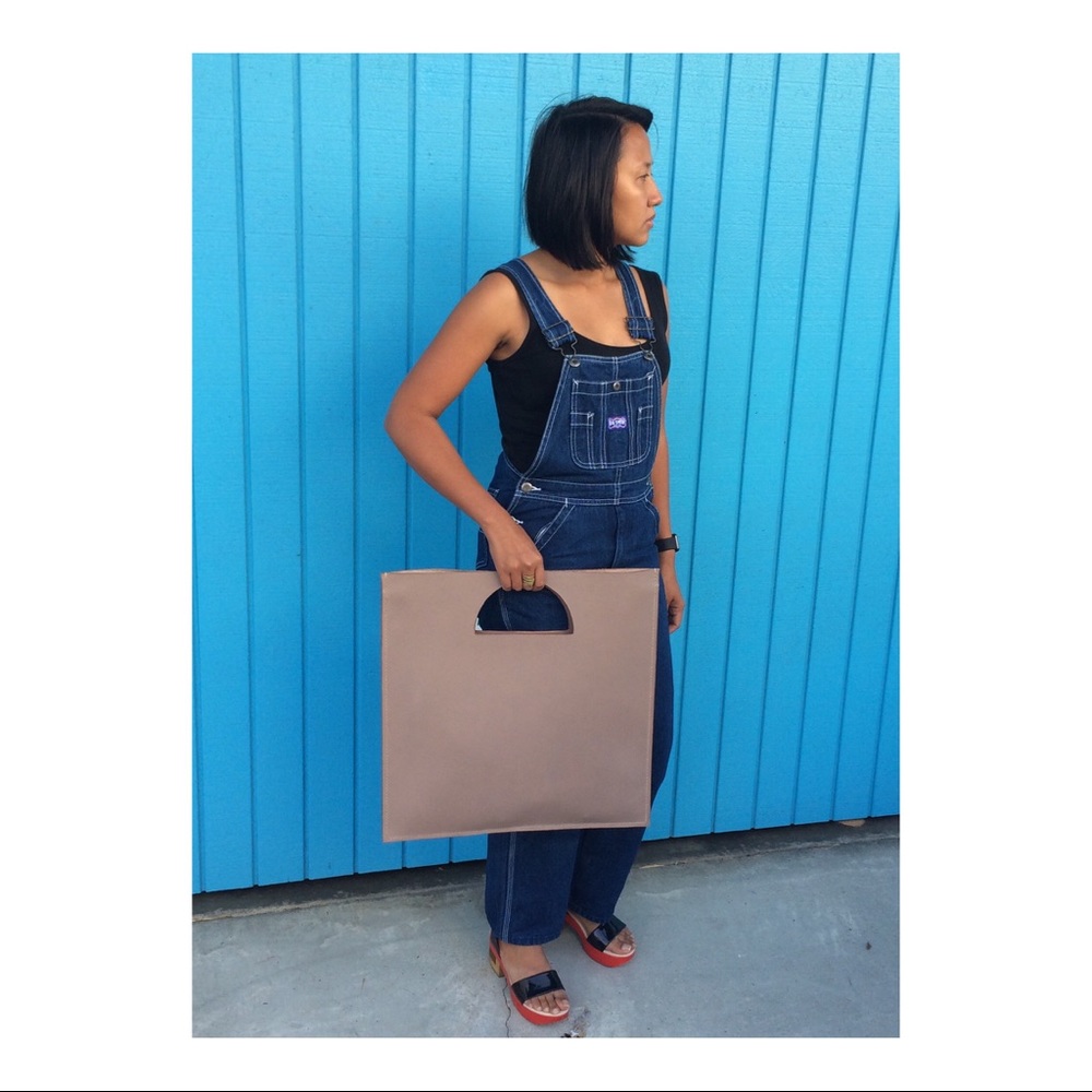 Vintage overalls in dark denim, size 0. Big Smith